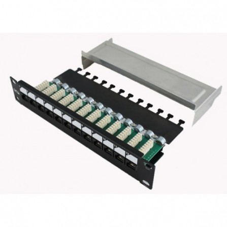 ПАТЧ ПАНЕЛЬ 10" 1U 12XRJ45, КАТ.5Е, НЕ ЭКРАН, КИТАЙ, EPLI-U120