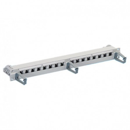 ПАТЧ ПАНЕЛЬ 19" 1U, 16ХRJ45, НЕ ЭКРАН, ПУСТАЯ, R&M, R305890