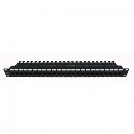 ПАТЧ ПАНЕЛЬ 19" 1U 24XRJ45, КАТ.6, ЭКРАН, КИТАЙ, 6PLD-F240