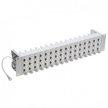 ПАТЧ ПАНЕЛЬ 19" 2U, 48ХRJ45, КАТ.5Е, ЭКРАН, R&M, R505715