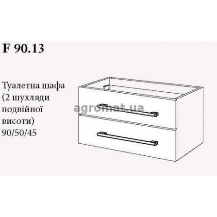 Мебель для ванной Gorenje 786109 AVON чёрн.-венге база 90см (F 90.13)