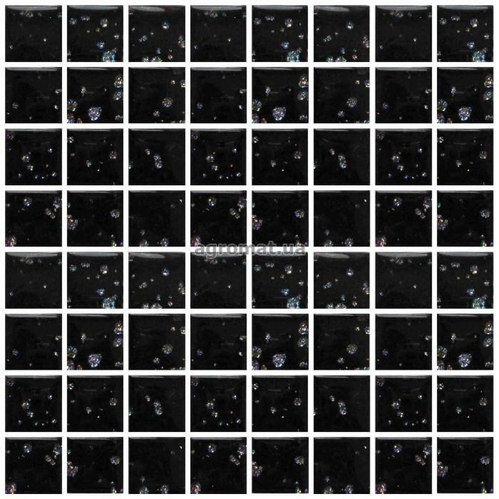 Мозаика Mozaico de LUX T-Mos BG702-B (BG02) (L)SPARCLE BLACK