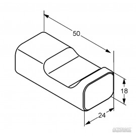 Крючок Kludi Esprit 5698405