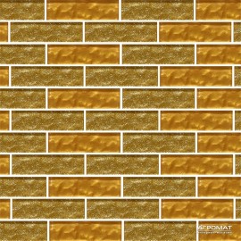 Мозаика Mozaico de LUX S-MOS DM-B870 GOLD BRICK