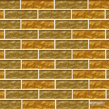 Мозаика Mozaico de LUX S-MOS DM-B870 GOLD BRICK