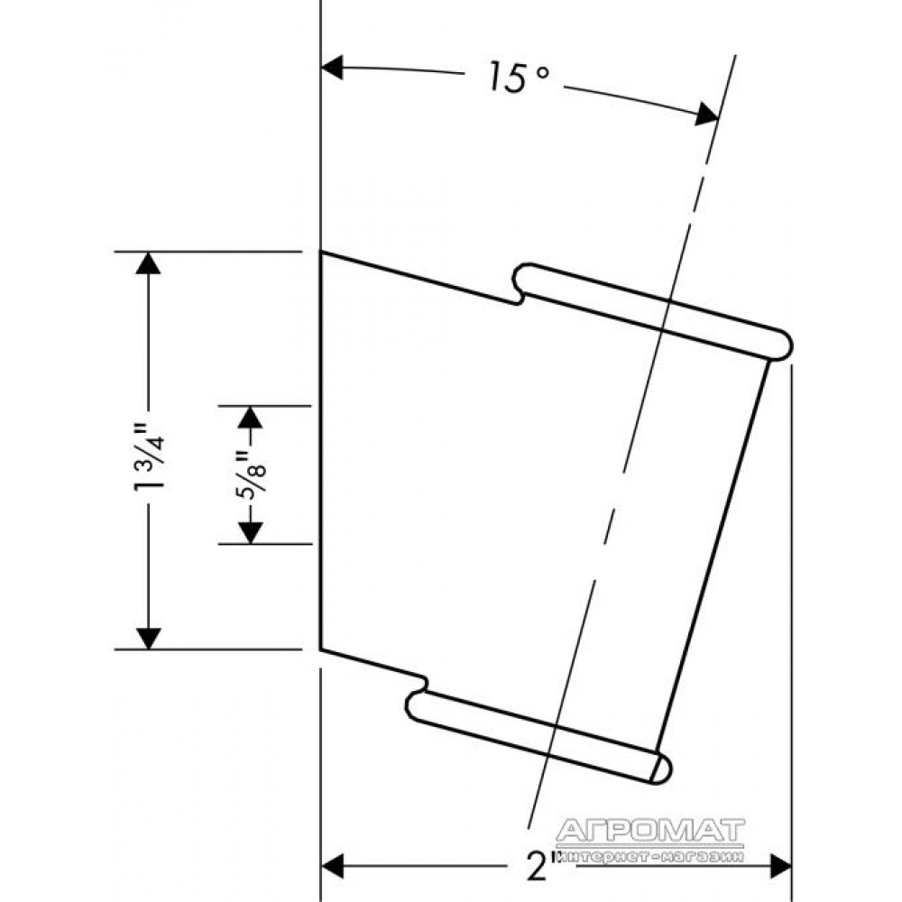 Аксессуар для душа Hansgrohe Porter's Classic 28324820