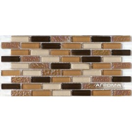 Мозаика Mozaico de LUX S-MOS CHT04 L (CT04) BRICK BROWN