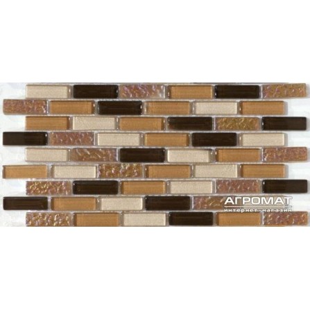 Мозаика Mozaico de LUX S-MOS CHT04 L (CT04) BRICK BROWN