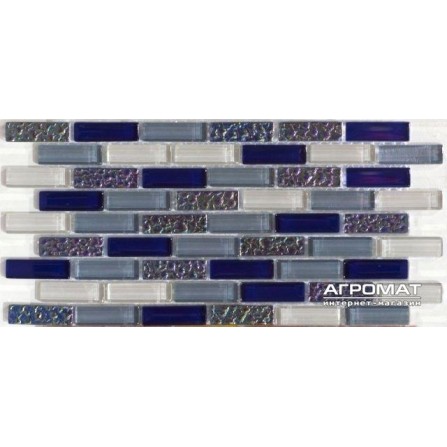 Мозаика Mozaico de LUX S-MOS CHT03 L (CT03) BRICK BLUE+GREY