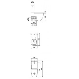Laufen 28800 200 278 Palomba Бачок WG