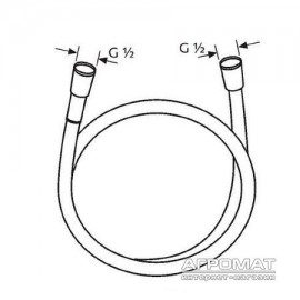 Душевой шланг Kludi Logoflex 610550500