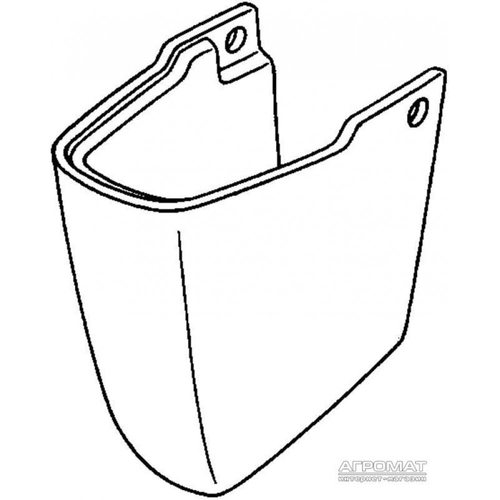 Полупьедестал Keramag Renova Nr.1 Plan 292110