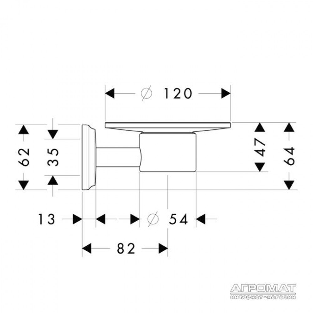 Мыльница Hansgrohe Logis Classic 41615000