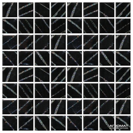 Мозаика Mozaico de LUX M-MOS MSD-400 LUX BLACK (1.76m)