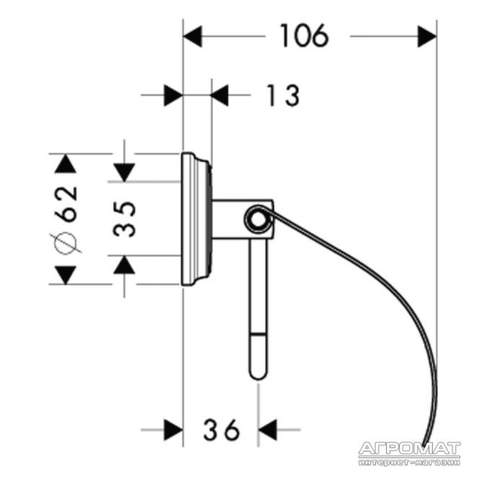 Держатель туалетной бумаги Hansgrohe Logis Classic 41623000