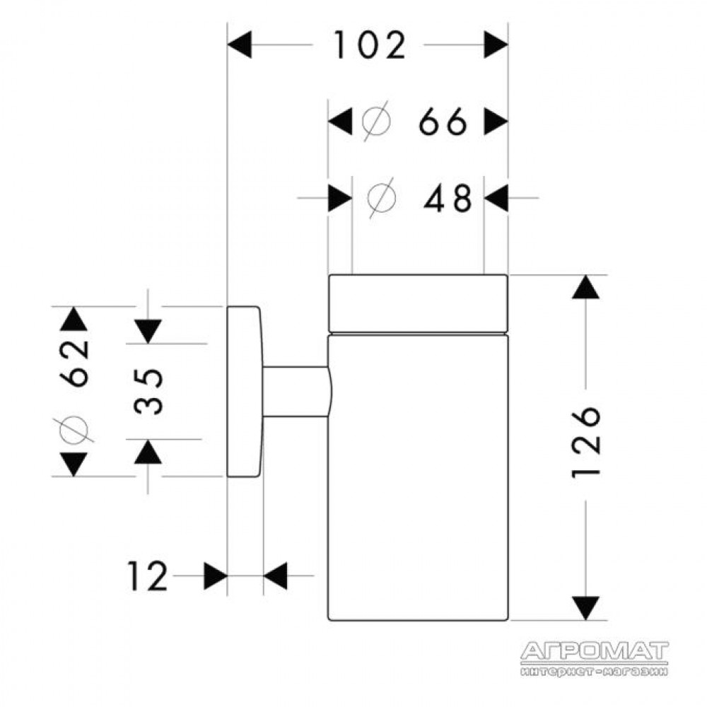 Стакан Hansgrohe Logis E/S 40518820