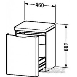 Мебель для ванной Duravit 9203 Pura Vida мобільна Тумба 22-White