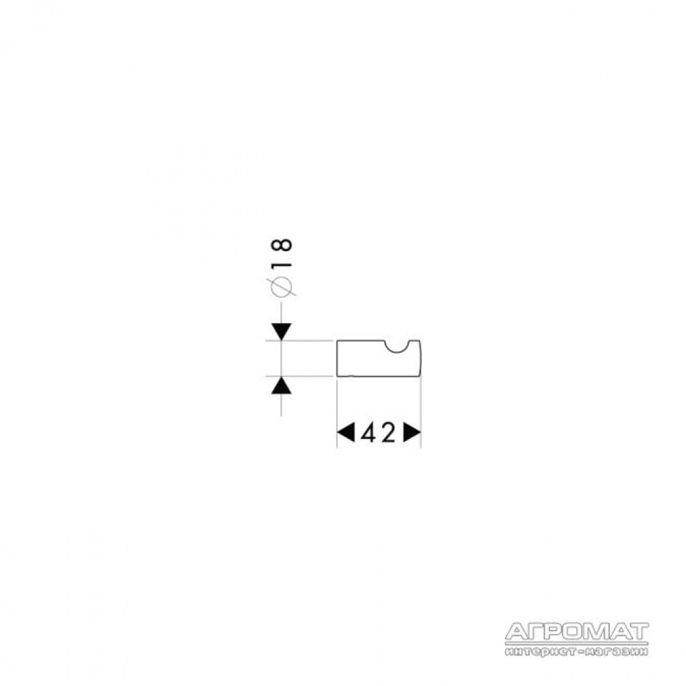 Крючок Hansgrohe PuraVida 4150100