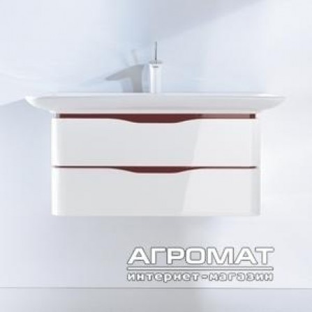 Мебель для ванной Duravit PV 6767.85/85 Pura Vida Тумба д/раков. 85-White High gloss/85