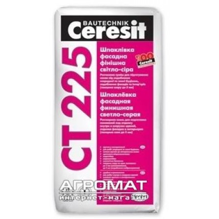 Шпаклевка Ceresit Шпакл фас фин бел СТ-225/25кг
