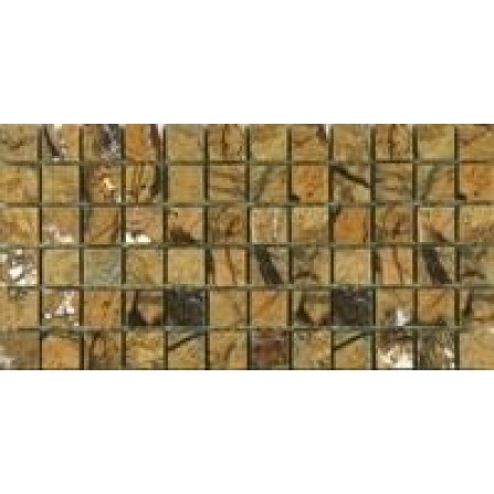 Мозаика Mozaico de Lux Stone FOREST GOLD POL