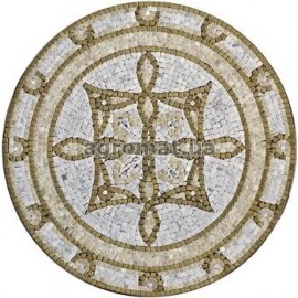 Мозаика Mozaico de Lux Stone MM022 POL (DIAM-60CM) панно