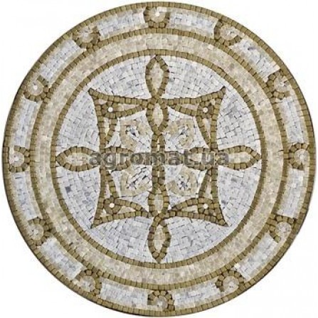 Мозаика Mozaico de Lux Stone MM022 POL (DIAM-60CM) панно
