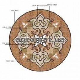Мозаика Mozaico de Lux Stone DAHUA (ART PANNO 26.3) 26.3 POL (DIAM-1M) панно