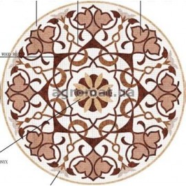 Мозаика Mozaico de Lux Stone DAHUA (ART PANNO 25.6) 25.6 (DIAM-1M) панно