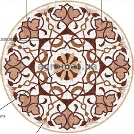 Мозаика Mozaico de Lux Stone DAHUA (ART PANNO 25.6) 25.6 (DIAM-1M) панно