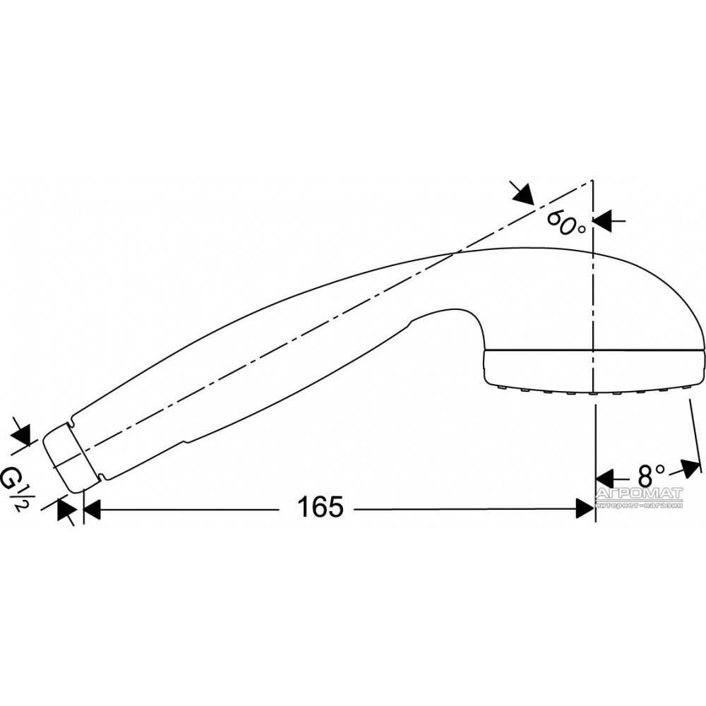 Ручной душ Hansgrohe Croma 28511000