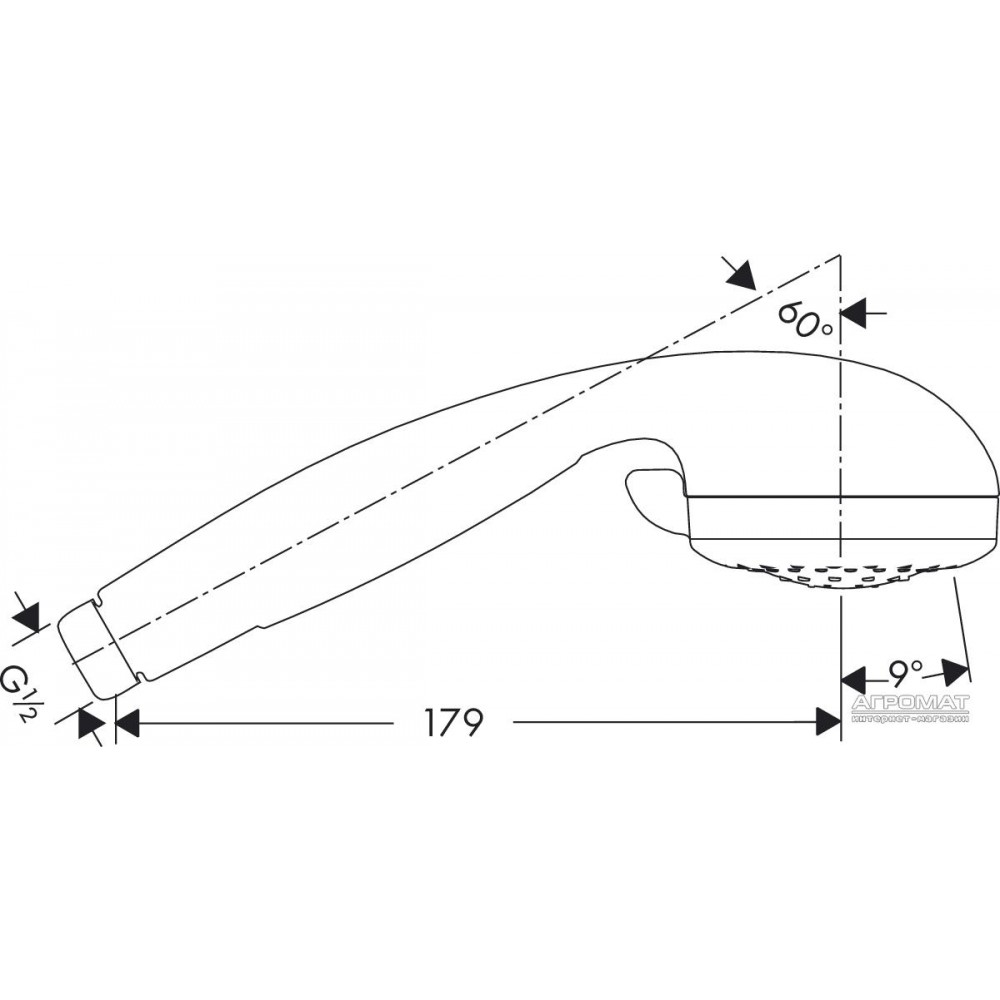 Ручной душ Hansgrohe Croma 28513000