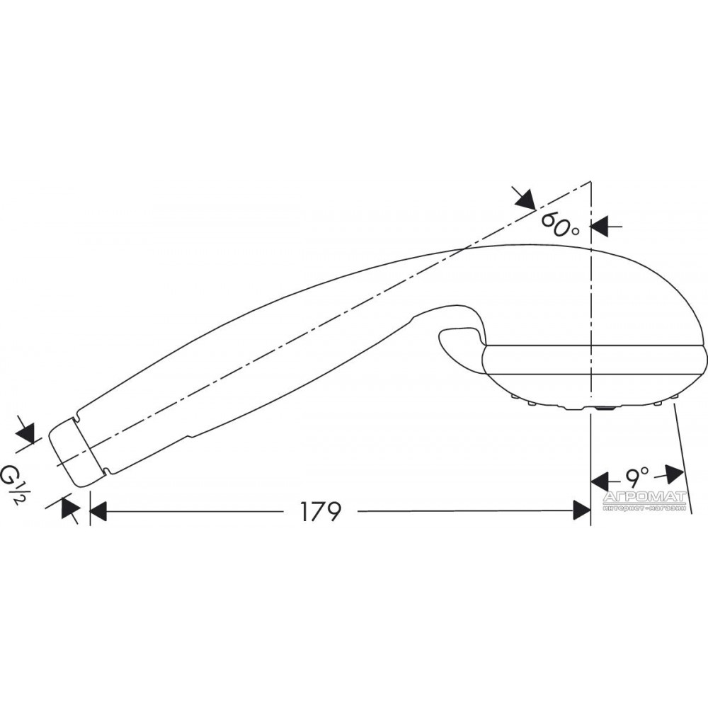 Ручной душ Hansgrohe Croma 28570000