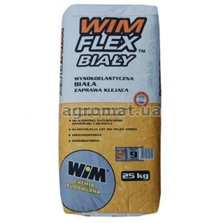 Строительная химия Клей WIM FLEX/25кг (белый)