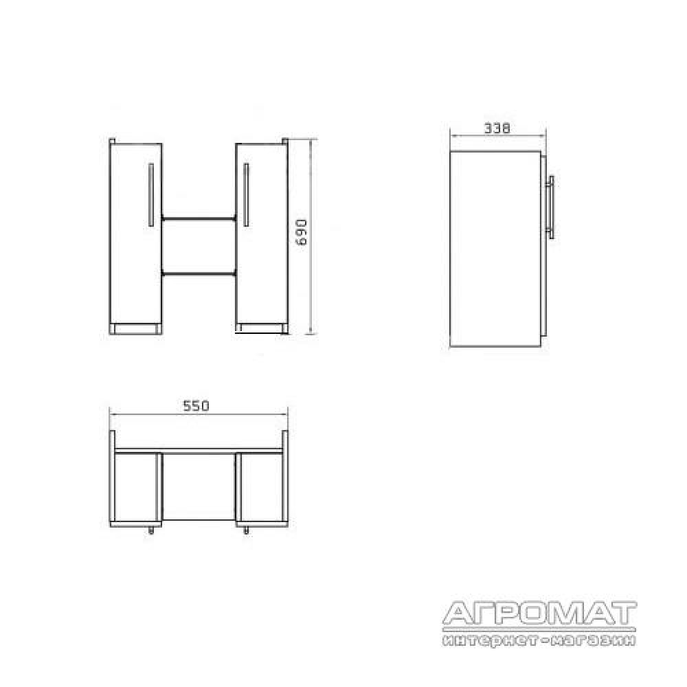 Тумба для раковины Cersanit Tenera для раковины OLIMPIA 80 см