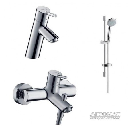 Набор смесителей Hansgrohe Talis S2 32434000 (32040000 для раковины, 32440000 для ванны, 27772000 душевой набор)