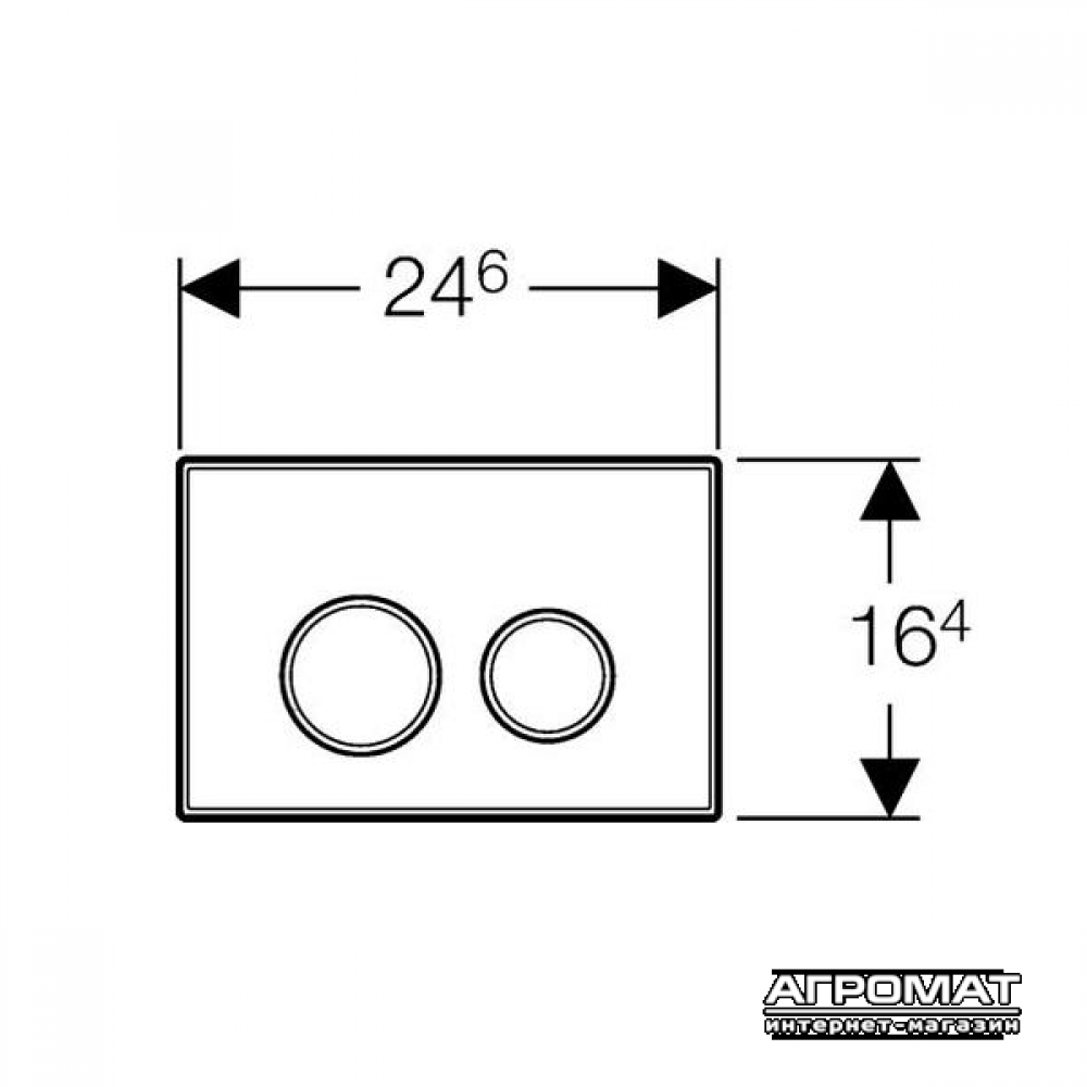 Кнопка для смыва Geberit Sigma 115.778.KJ.1