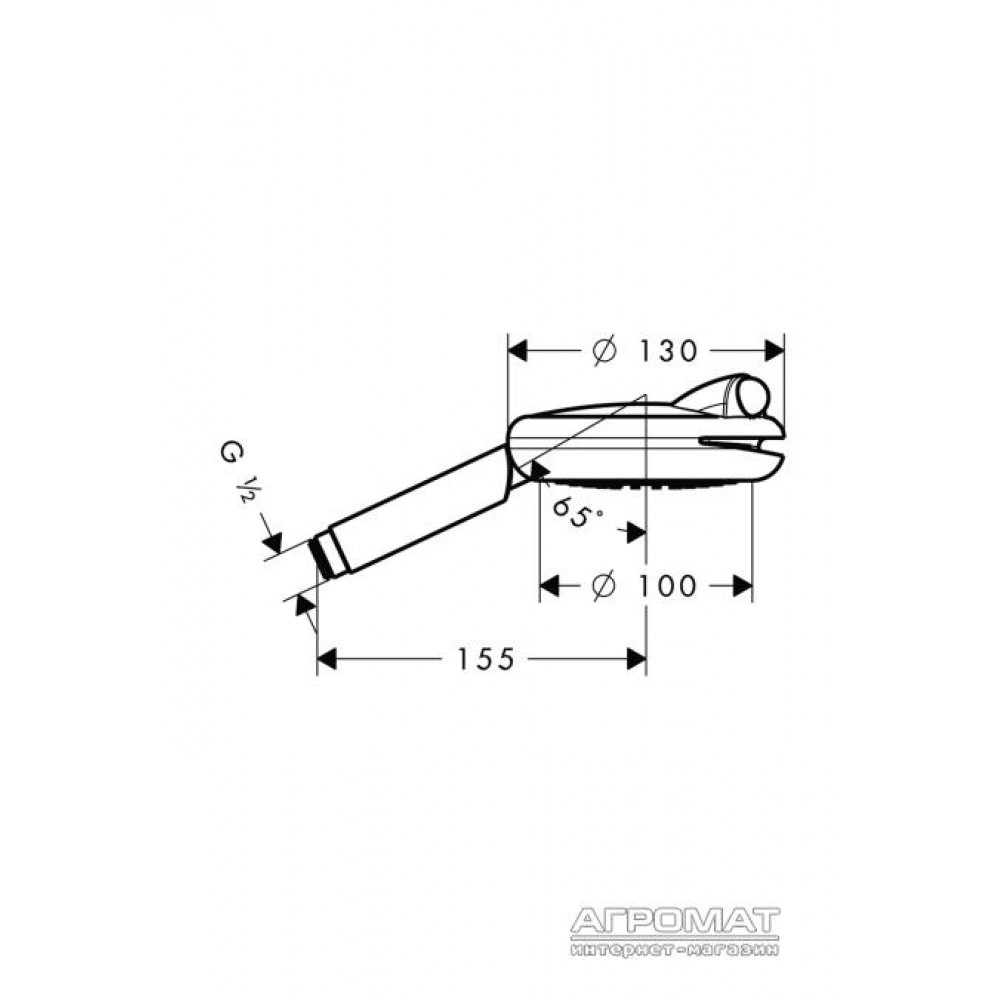Ручной душ Hansgrohe Raindance S 28545000