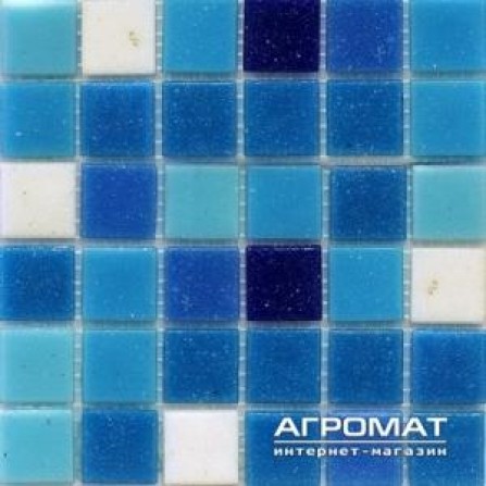 Мозаика Stella di Mare R-MOS B113132333537 мікс голубий-6 на сітці