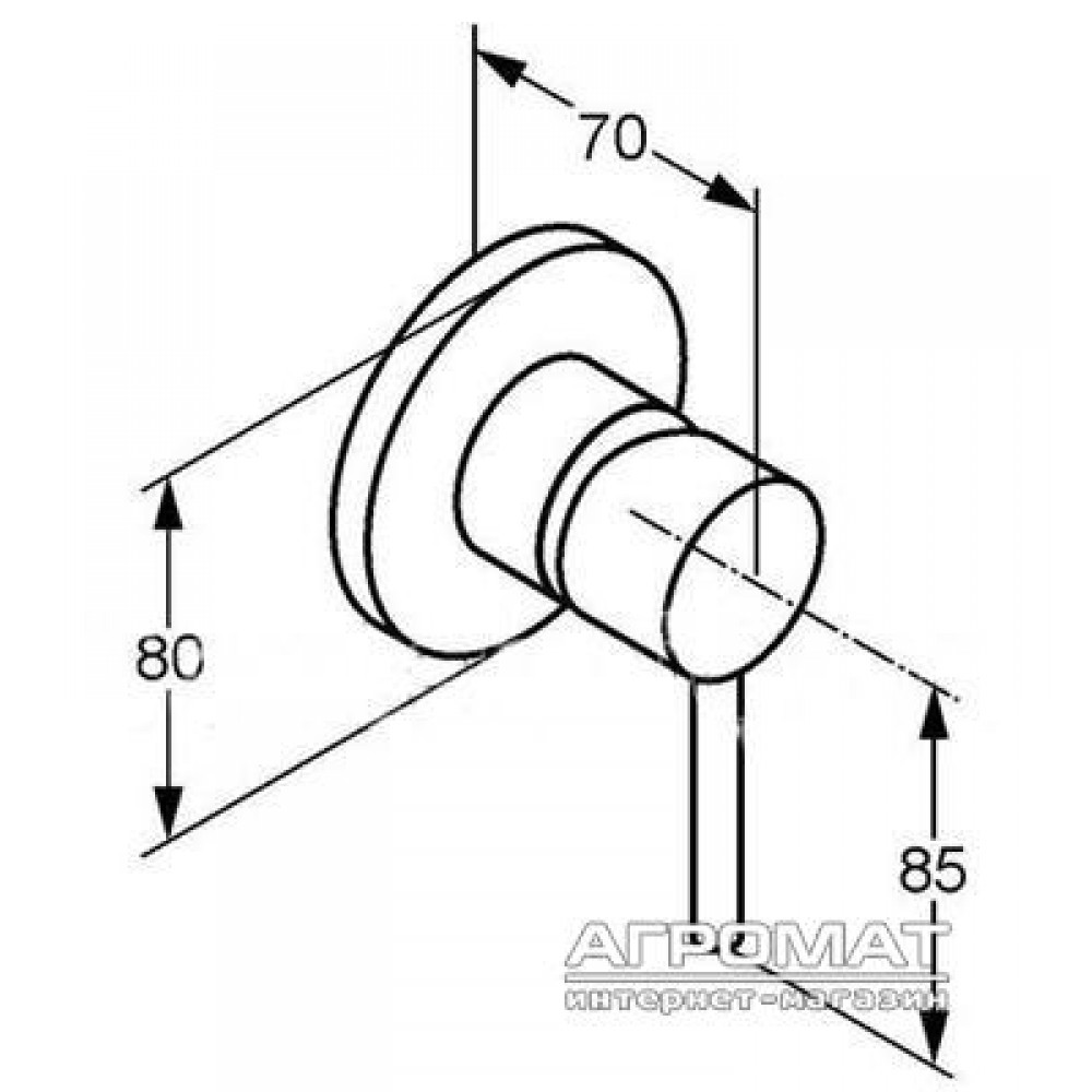 Наружная часть Kludi Bozz 389250576