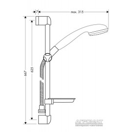 Душевой комплект Hansgrohe Club 1 27306000
