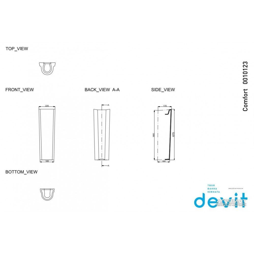 Пьедестал Devit Comfort 0010123