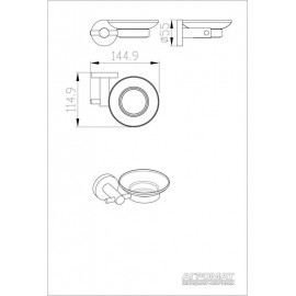 Мыльница Devit Aurora 27070SH