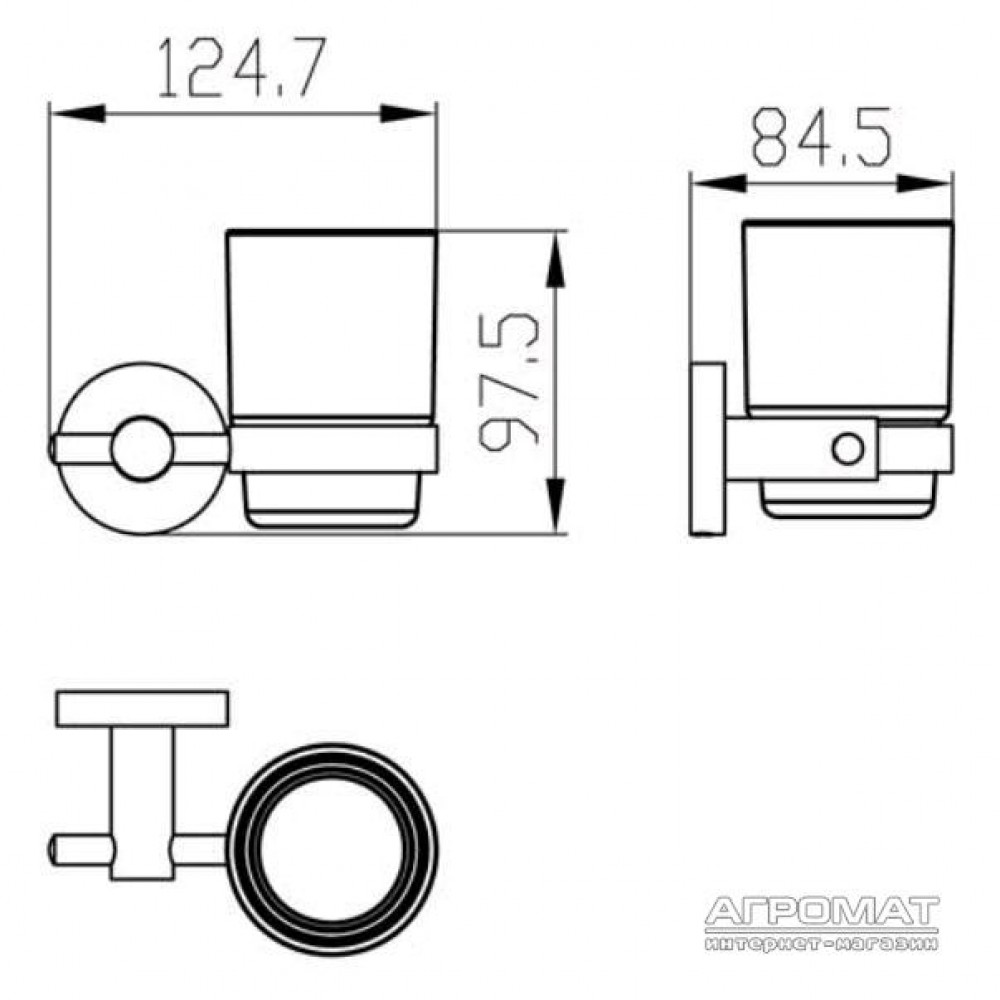 Стакан Devit Aurora 27050SC