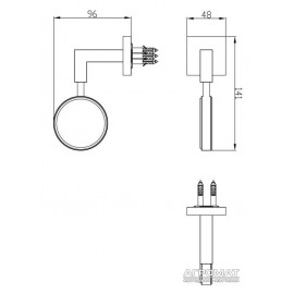 Мыльница Devit Quadro 09070SH