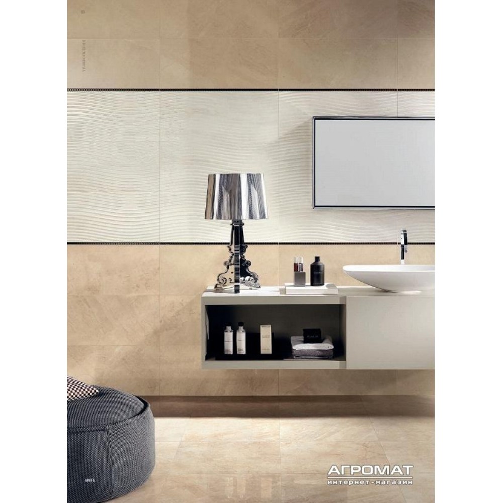Плитка Impronta BiancoNero TRAVERTINO BIANCO ONDA