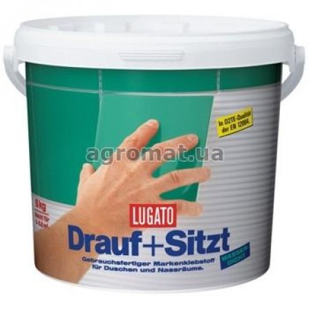 Строительная химия Lugato Клей дисперсионный DRAUF + SITZT 6кг WASSERDICHT водонепроницаемый