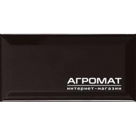 Плитка APE Ceramica Metro BISELADO NEGRO BRILLO