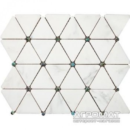 Мозаика L'Antic Colonial Victorian Collection MOS DIAMOND B.THASSOS PEARL