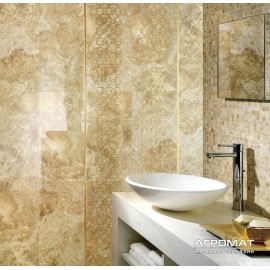 Плитка Flaviker Marmi Preziosi MAMO340 MOSAICO ONICE MIELE декор